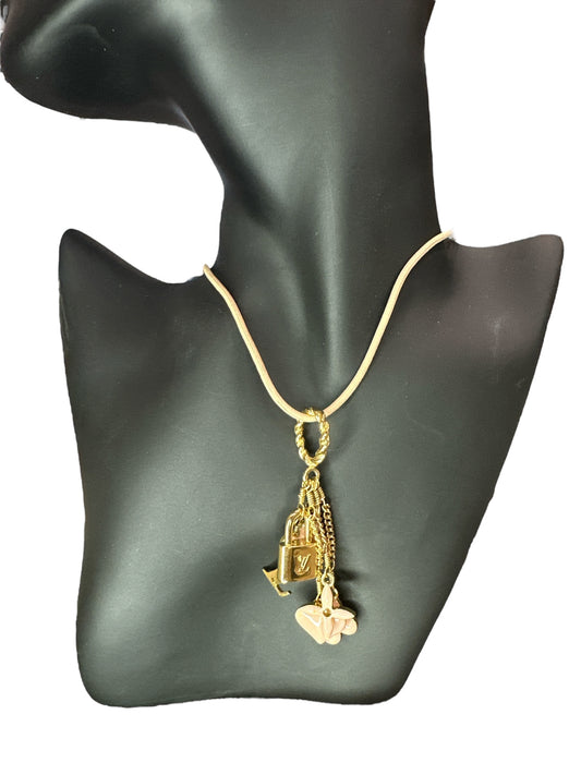 Louis Vuitton  Sweet Monogram Pendant Necklace - Clairely Amazing