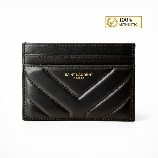 Calfskin Y Card Holder