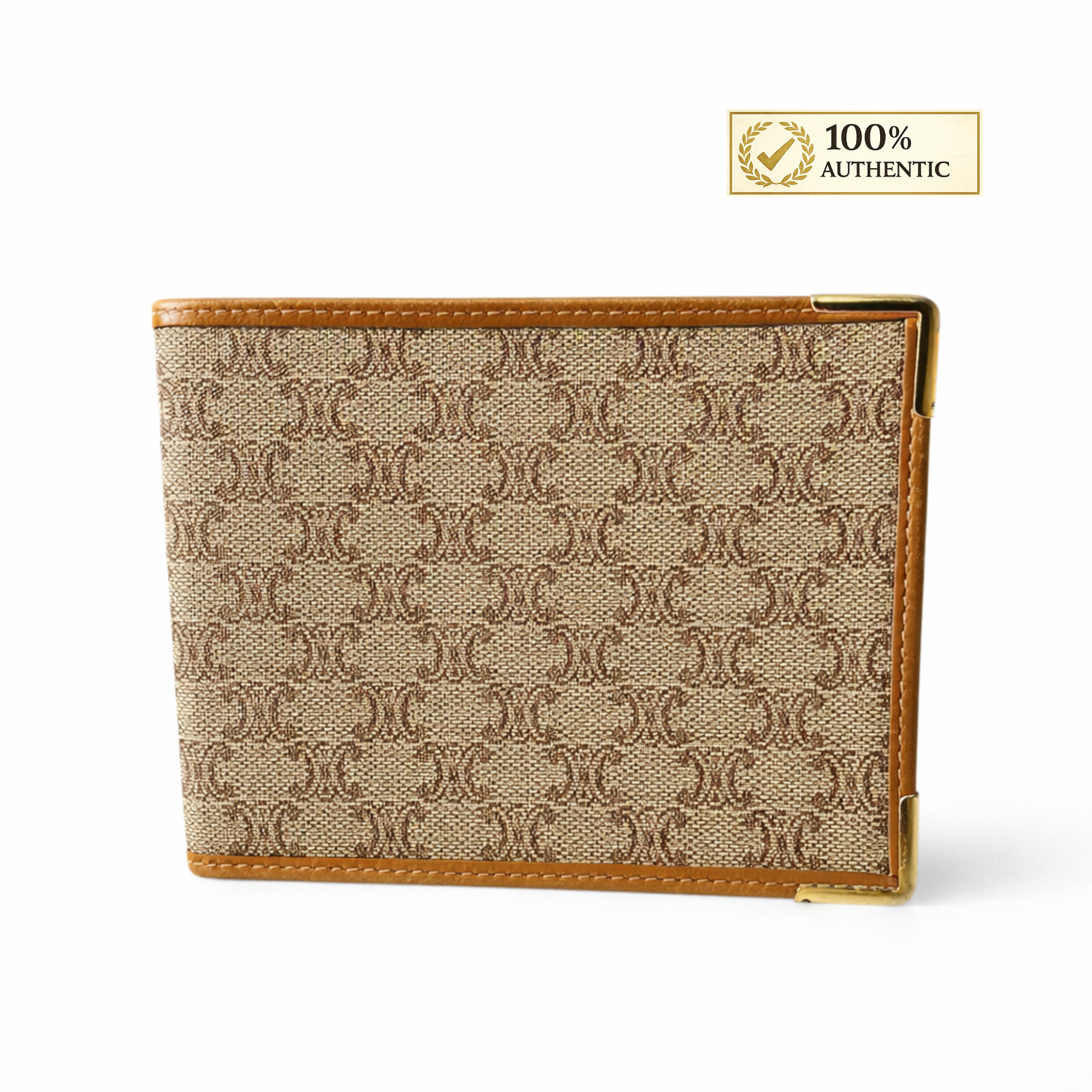 Authentic Céline Macadam Canvas Bifold Wallet – Pre-Owned Excellent Condition