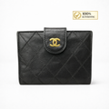 Chanel Wild Stitch Lambskin Compact Wallet – Authentic Vintage