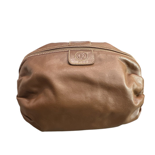 Gucci Vintage GG Logo Brown Pouch RARE - Clairely Amazing