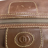 Gucci Vintage GG Logo Brown Pouch RARE - Clairely Amazing