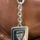 Gucci Vintage GG Logo Brown Pouch RARE - Clairely Amazing