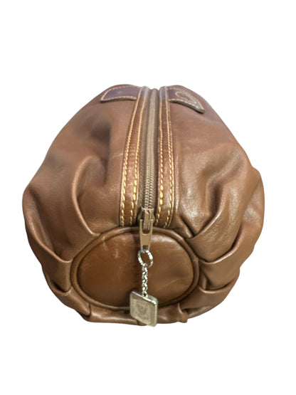 Gucci Vintage GG Logo Brown Pouch RARE - Clairely Amazing