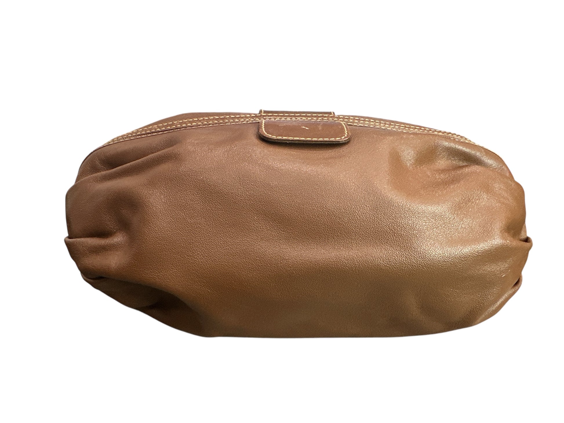 Gucci Vintage GG Logo Brown Pouch RARE - Clairely Amazing