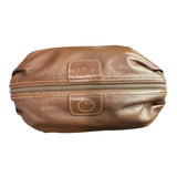 Gucci Vintage GG Logo Brown Pouch RARE - Clairely Amazing