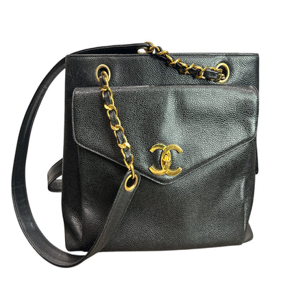 Chanel  Caviar CC Shopper Tote - Clairely Amazing