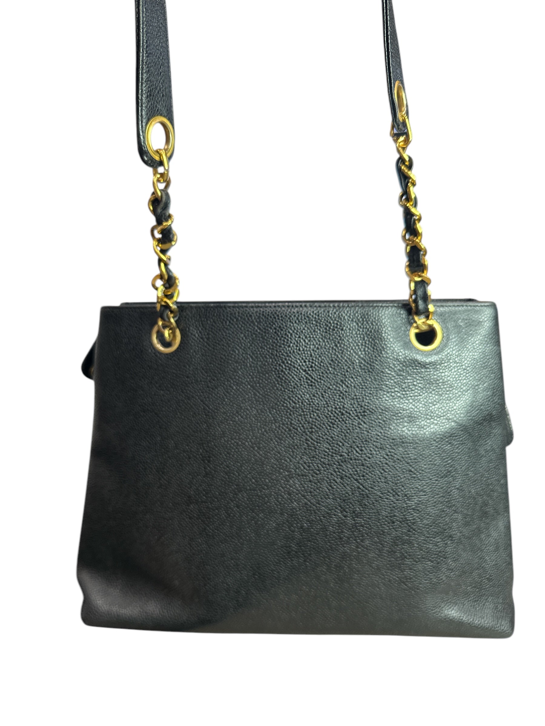 Chanel  Caviar CC Shopper Tote - Clairely Amazing