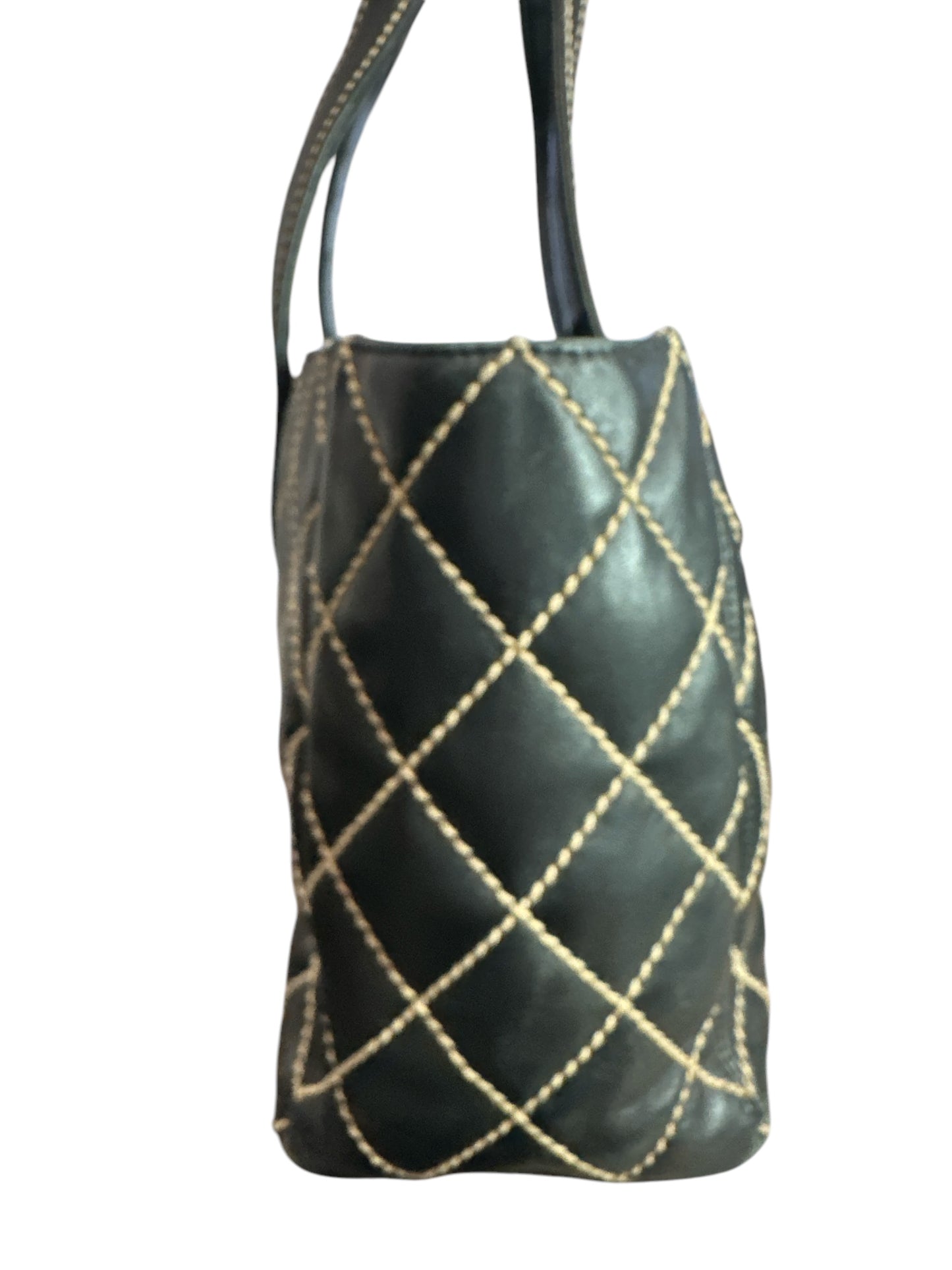 Chanel Calfskin Wild Stitch Tote - Clairely Amazing