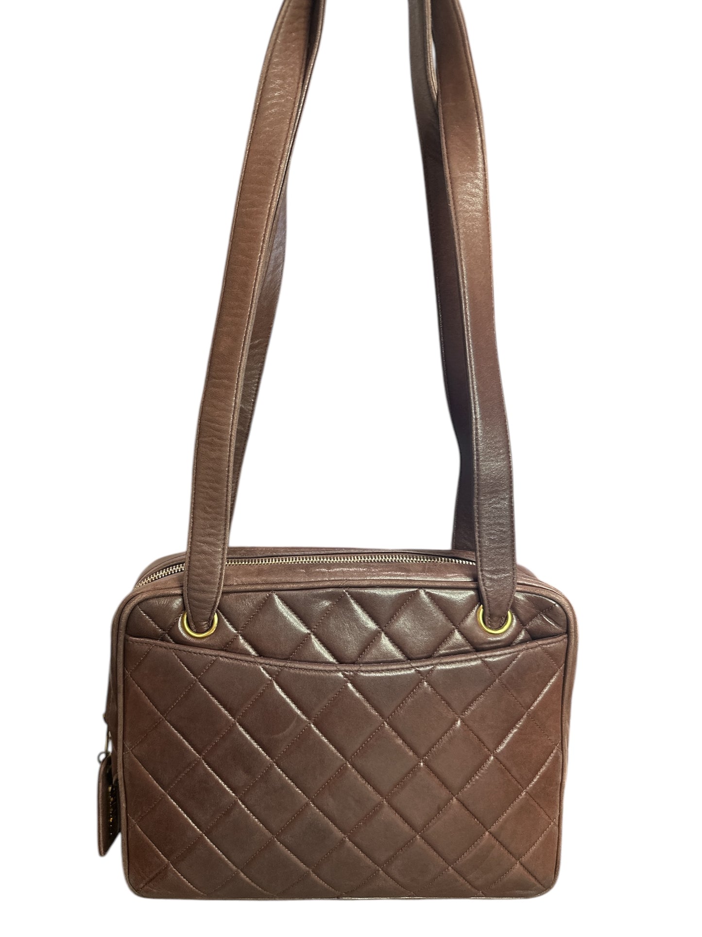 1994-1995 Chanel Matelassé Burgundy Leather Bag - Clairely Amazing