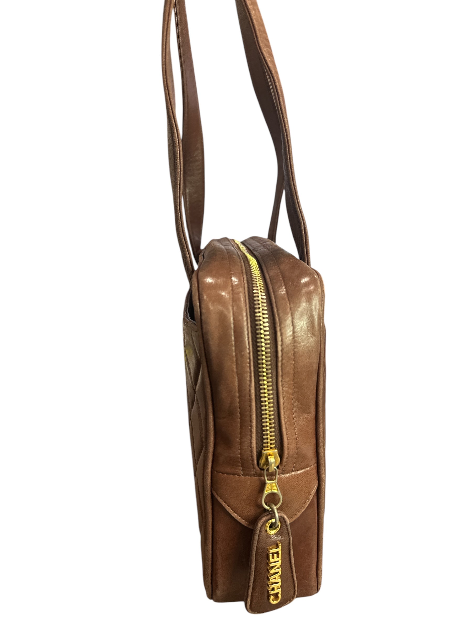 1994-1995 Chanel Matelassé Burgundy Leather Bag - Clairely Amazing