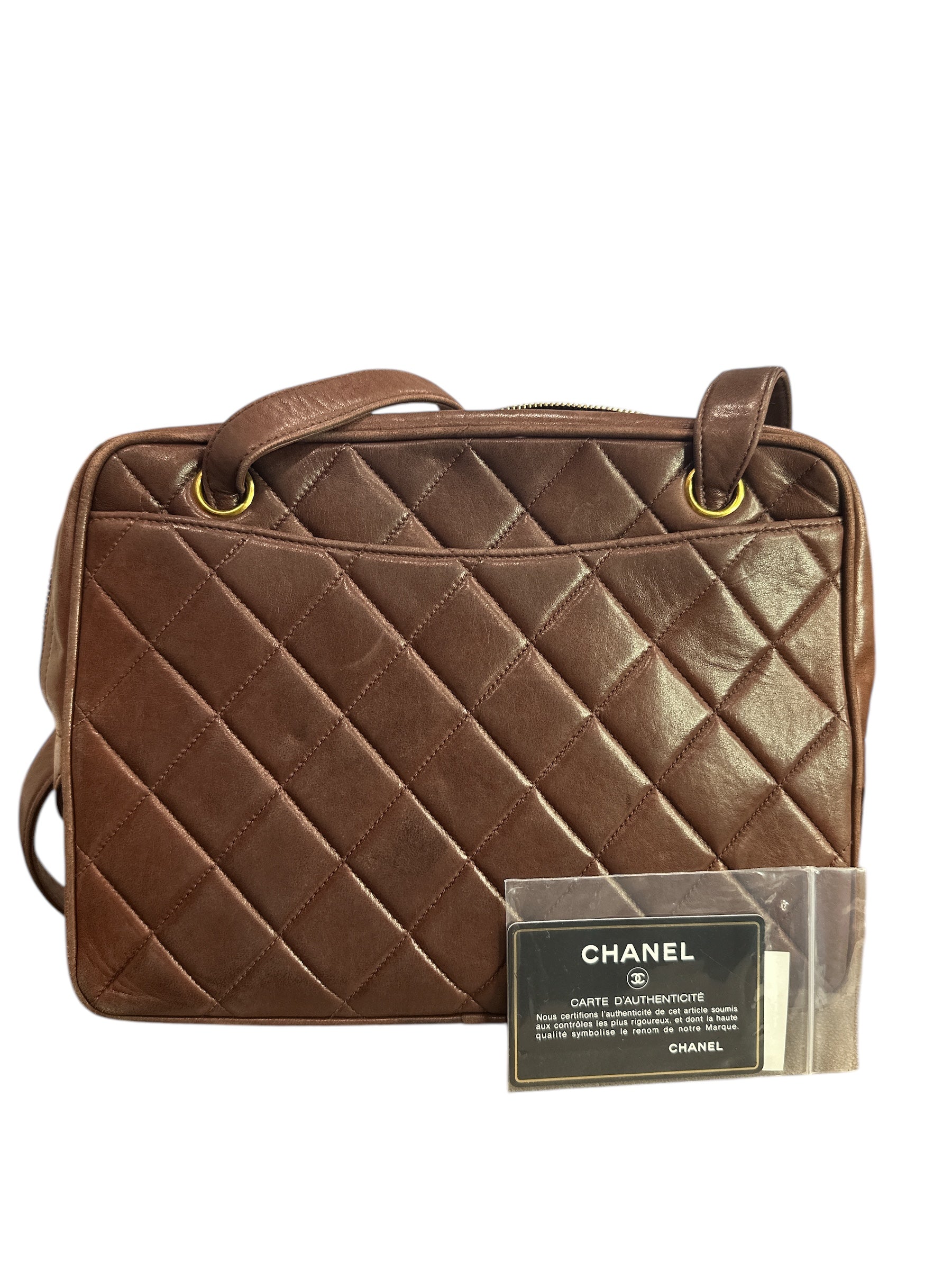 1994-1995 Chanel Matelassé Burgundy Leather Bag - Clairely Amazing