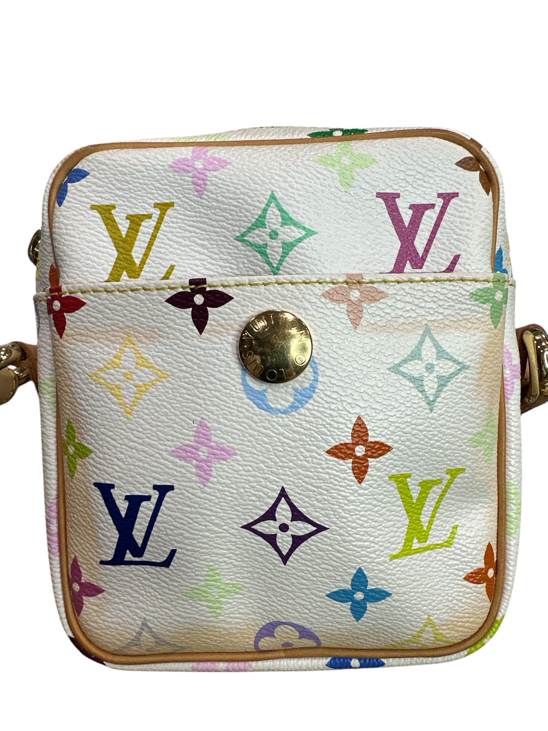 Louis Vuitton Rift Crossbody White Multicolor Takashi Murakami Limited Edition - Clairely Amazing