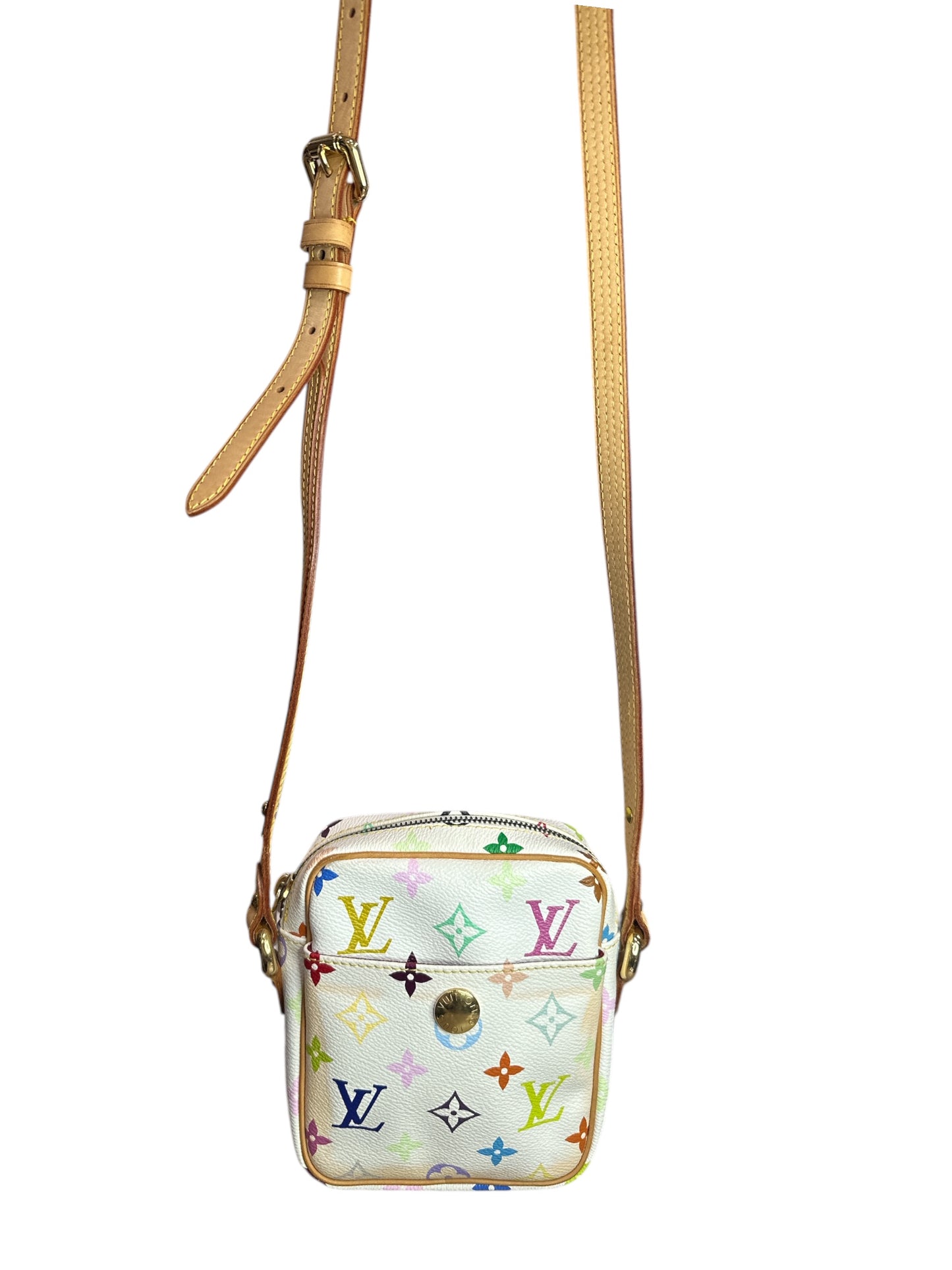Louis Vuitton Rift Crossbody White Multicolor Takashi Murakami Limited Edition - Clairely Amazing