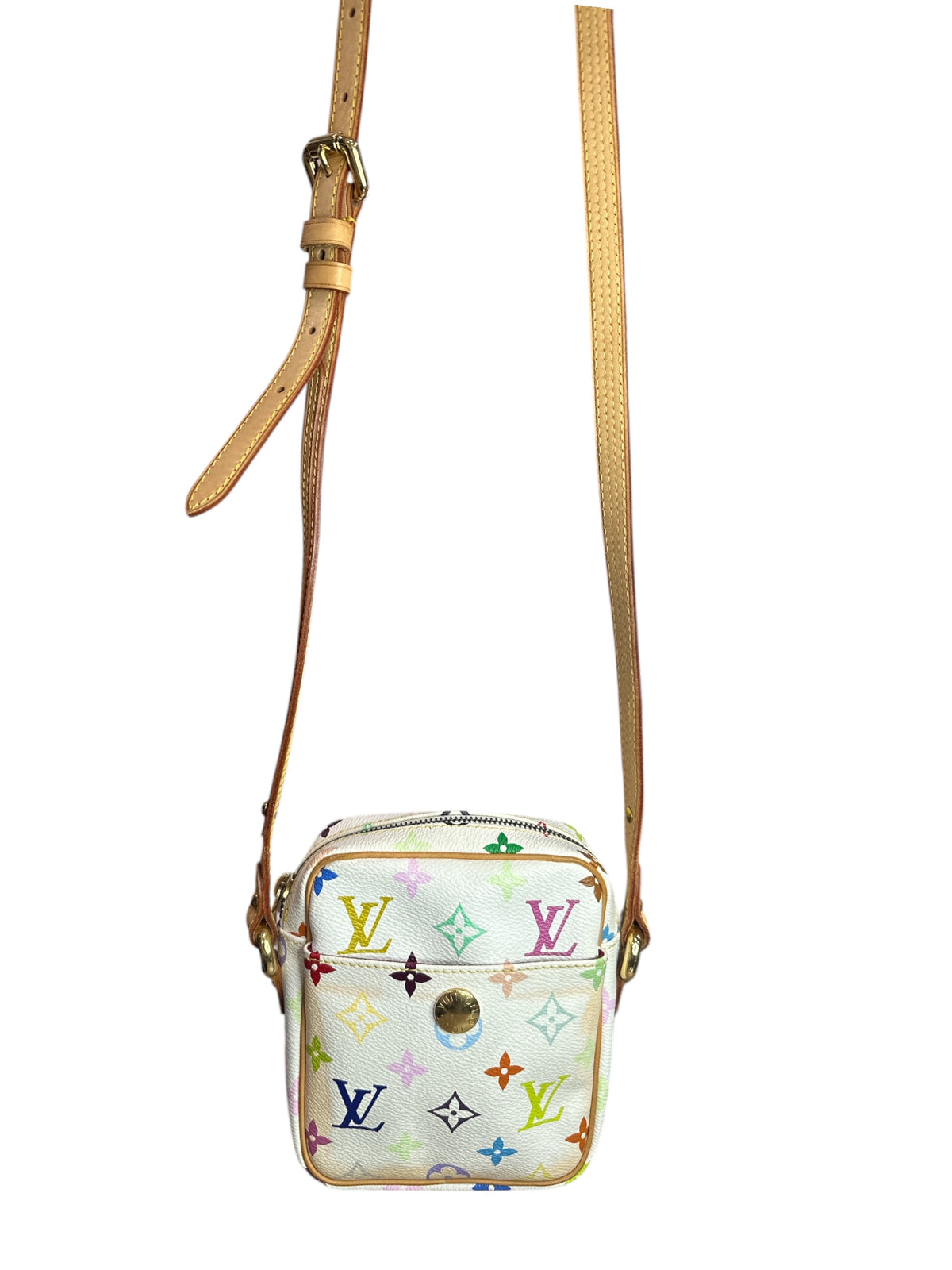 Louis Vuitton Rift Crossbody White Multicolor Takashi Murakami Limited Edition - Clairely Amazing