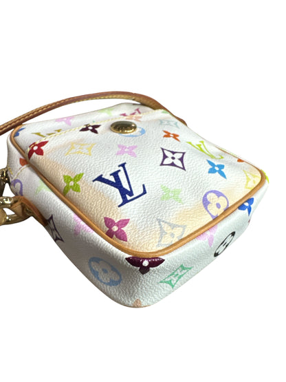 Louis Vuitton Rift Crossbody White Multicolor Takashi Murakami Limited Edition - Clairely Amazing