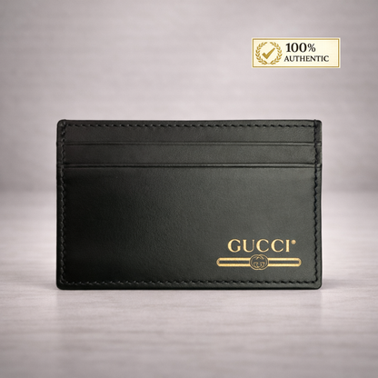 Gucci Black Gold Cardholder