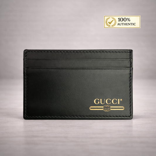 Gucci Black Gold Cardholder