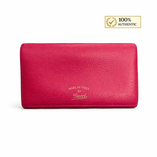 Gucci Magenta Swing Wallet