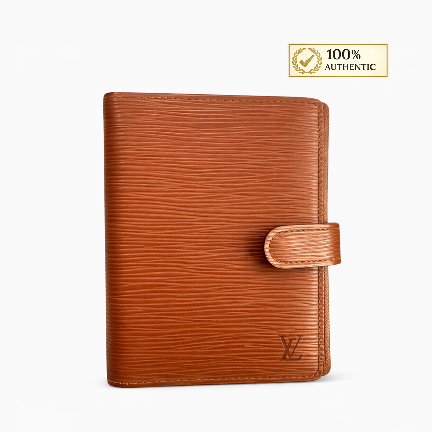 Louis Vuitton Brown Epi Leather PM Agenda / Passport Cover