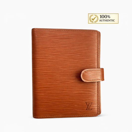 Louis Vuitton Brown Epi Leather PM Agenda / Passport Cover