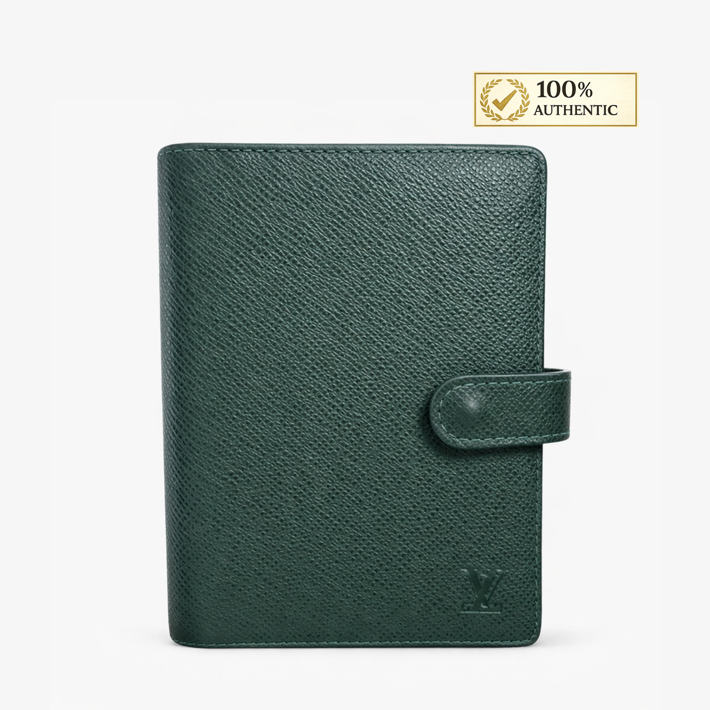 Louis Vuitton Green Tiaga Leather Agenda PM