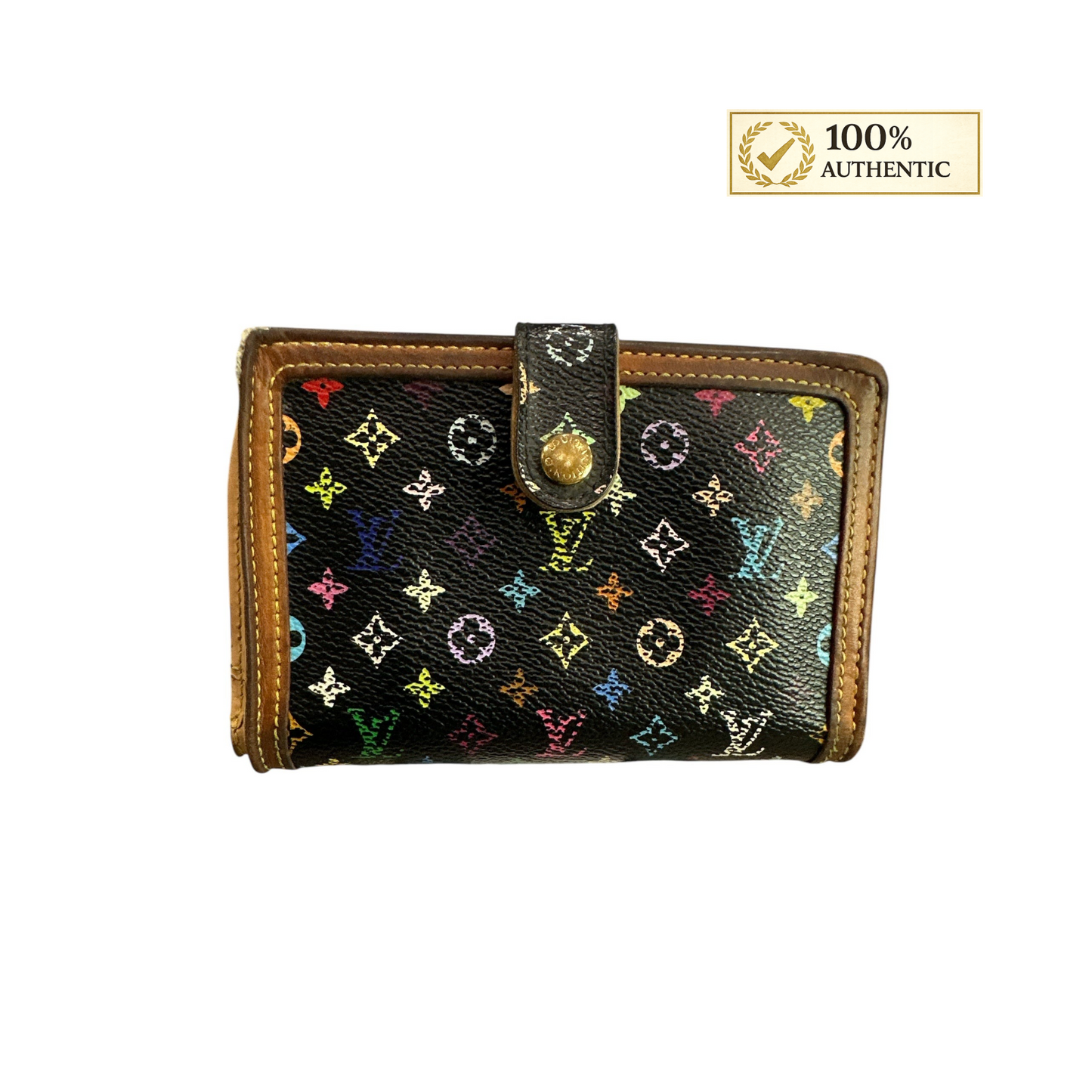Louis Vuitton Murakami Monogram Porte-Monnaie Viennois Wallet