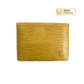 Louis Vuitton Yellow Epi Bifold Card Case