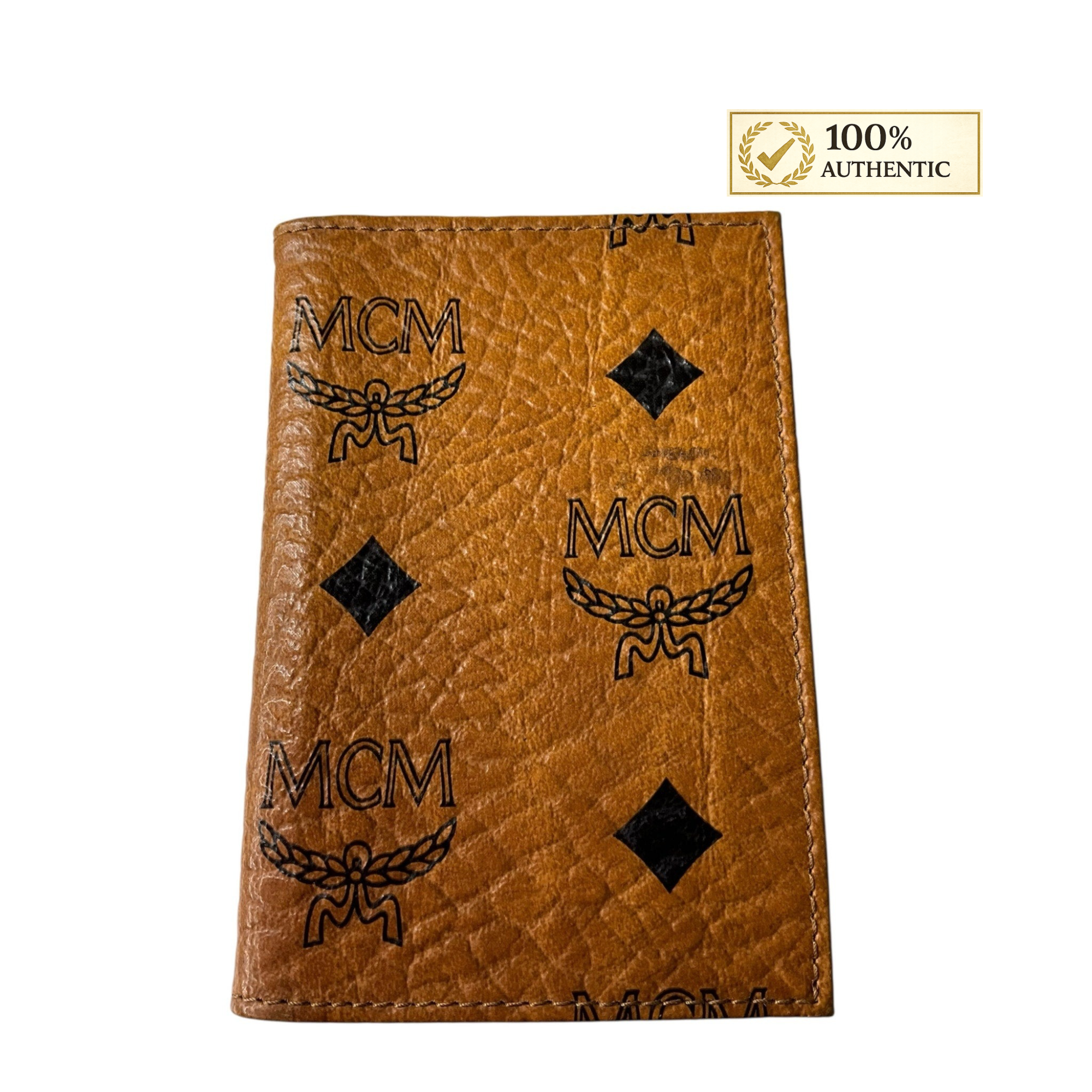 MCM Cognac Card Holder