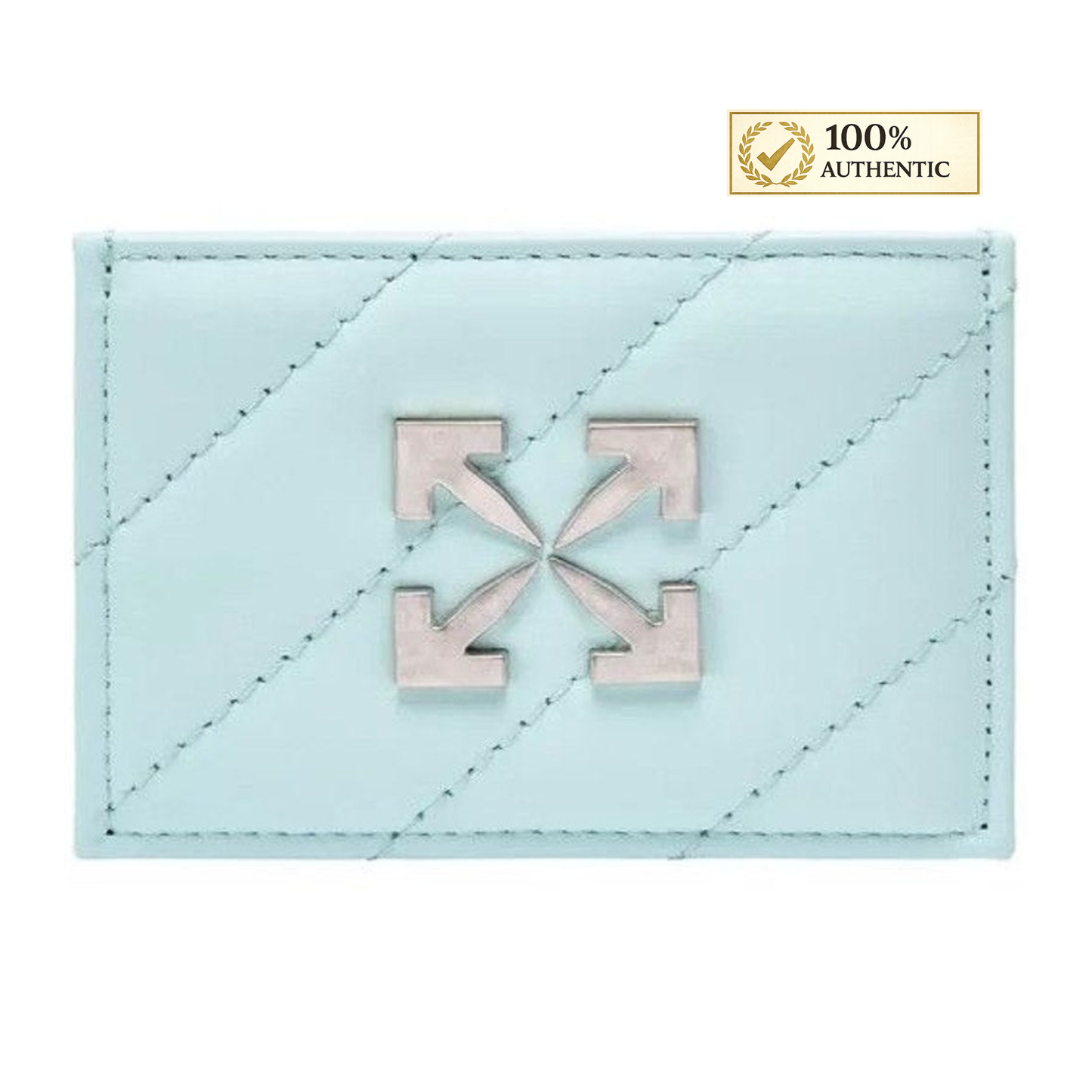 Off-White
o1mle0425 Size: OS / Jackhammer Card Case in Light Blue