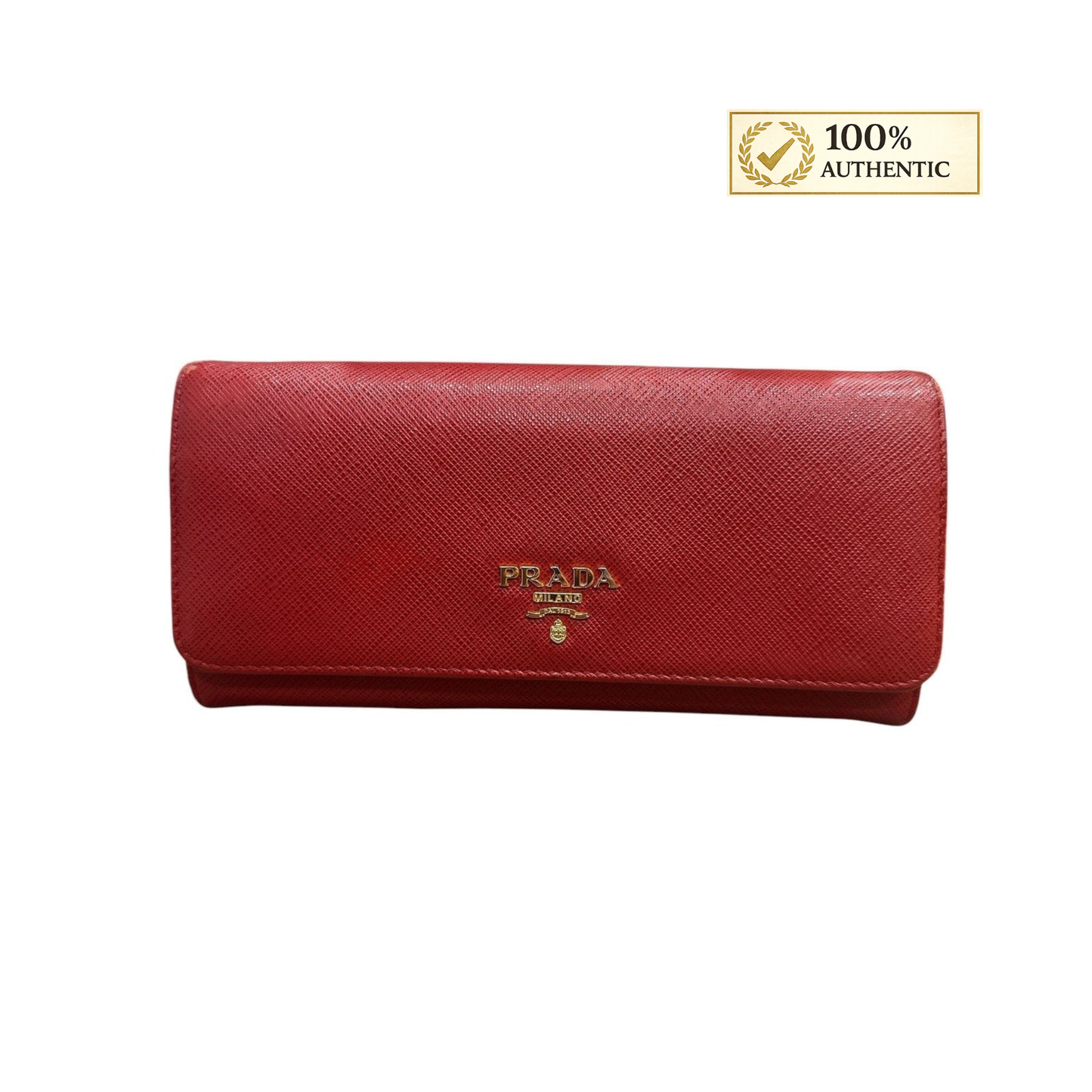 Prada large Saffiano leather wallet