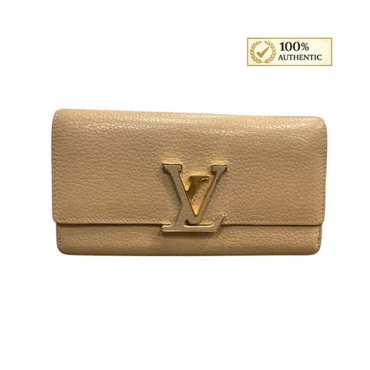 Taurillon Leather Capucines Wallet