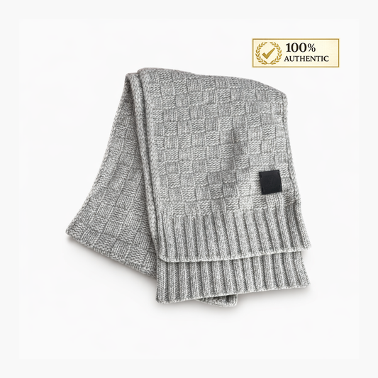 LOUIS VUITTON Escharp Helsinki Cashmere Muffler M74420 Gricle