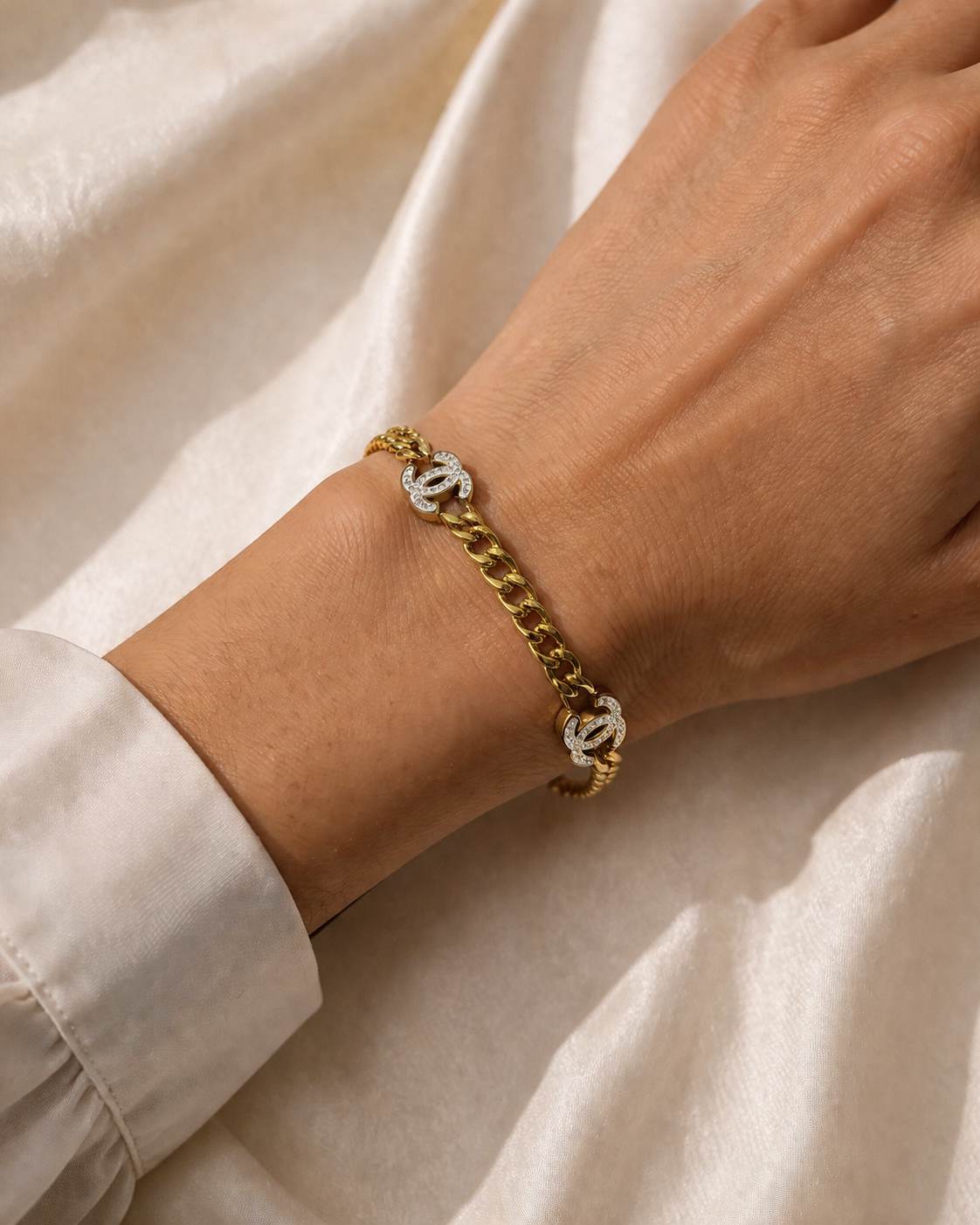Antique Gold Cuban Link Bracelet – Chunky Chain Stainless Steel