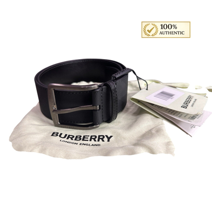 Burberry Check Charcoal Belt