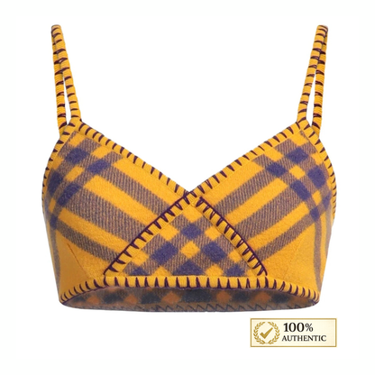 Burberry Check Wool Top