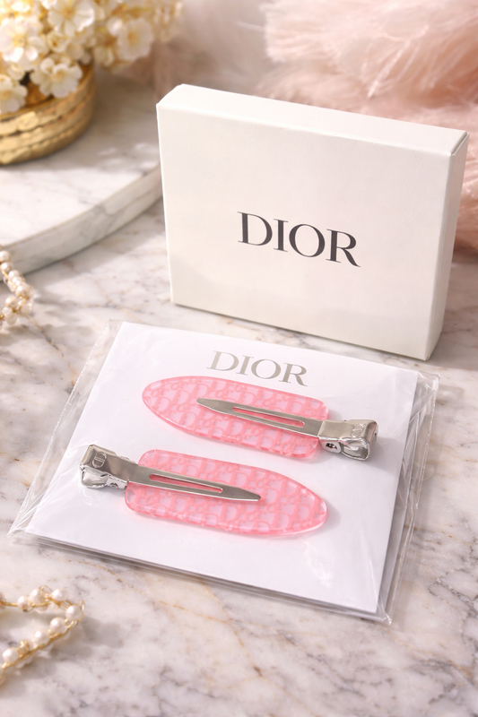 Dior Acrylic Hair Pins Set (2pcs) – GWP Edition (With Box)