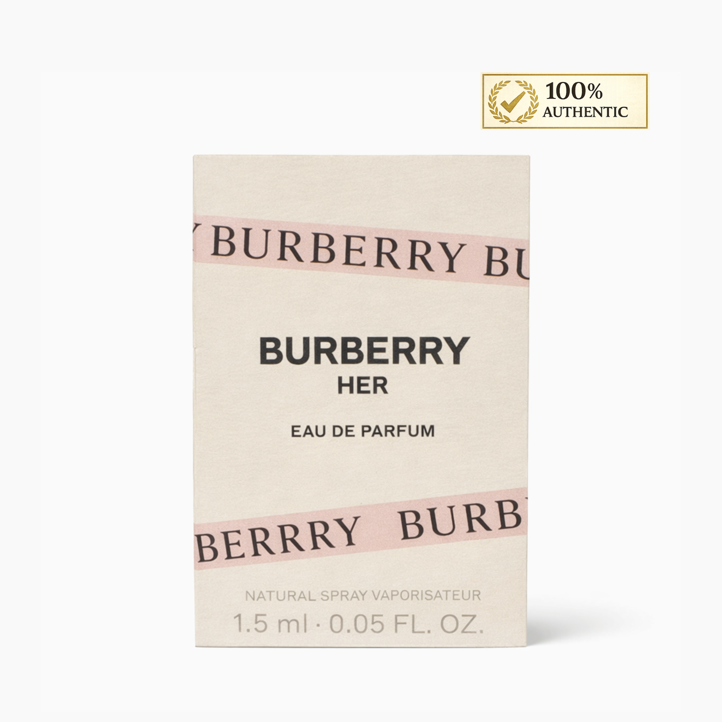 Burberry Her Eau de Parfum Vial Sample (1.5 ml / 0.05 fl oz) - Authentic
