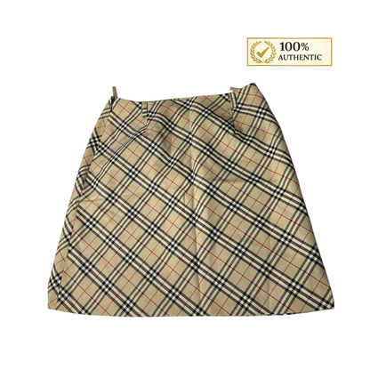 Burberrys Plaid Skirt 36