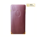 Authentic Cartier Eyeglass Case – Burgundy Leather | Pre-Owned Excellent Condition
