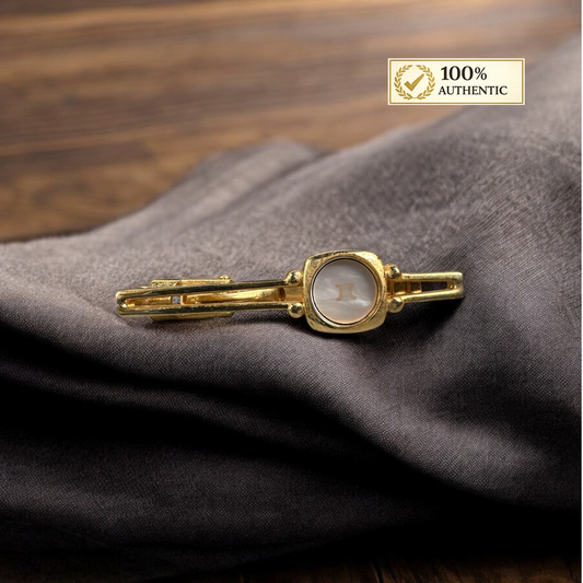 CELINE Mother Pearl Tie Clip