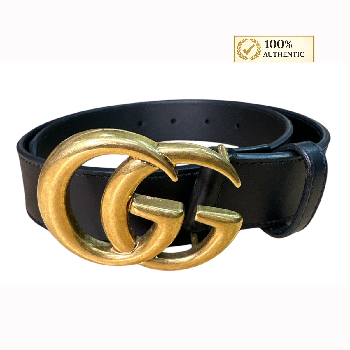 Gucci GG Marmont Black Belt