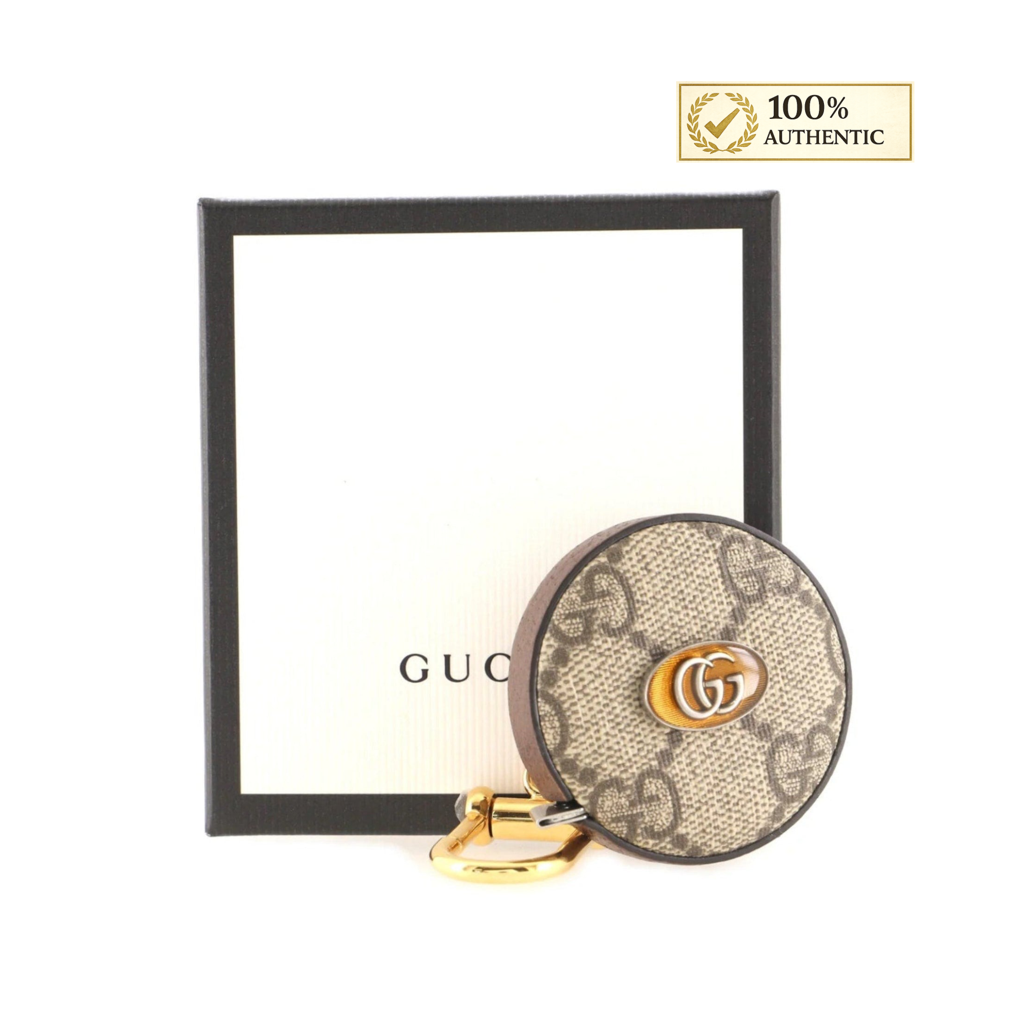 Gucci Ophidia GG Brown Keychain