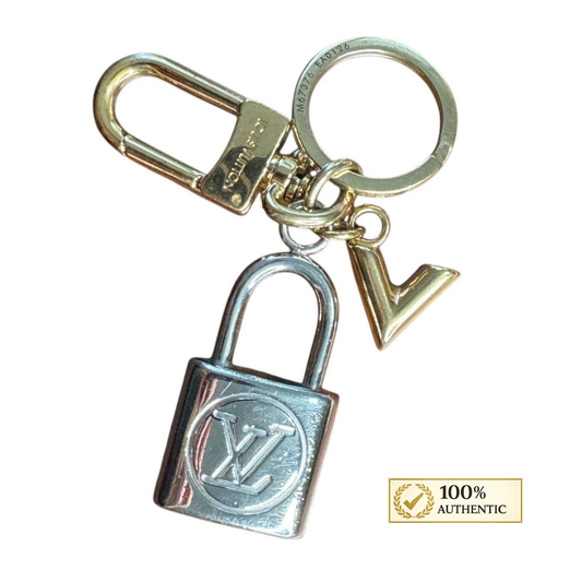 Louis Vuitton  Kaleido V Padlock Keychain / Bag Charm
