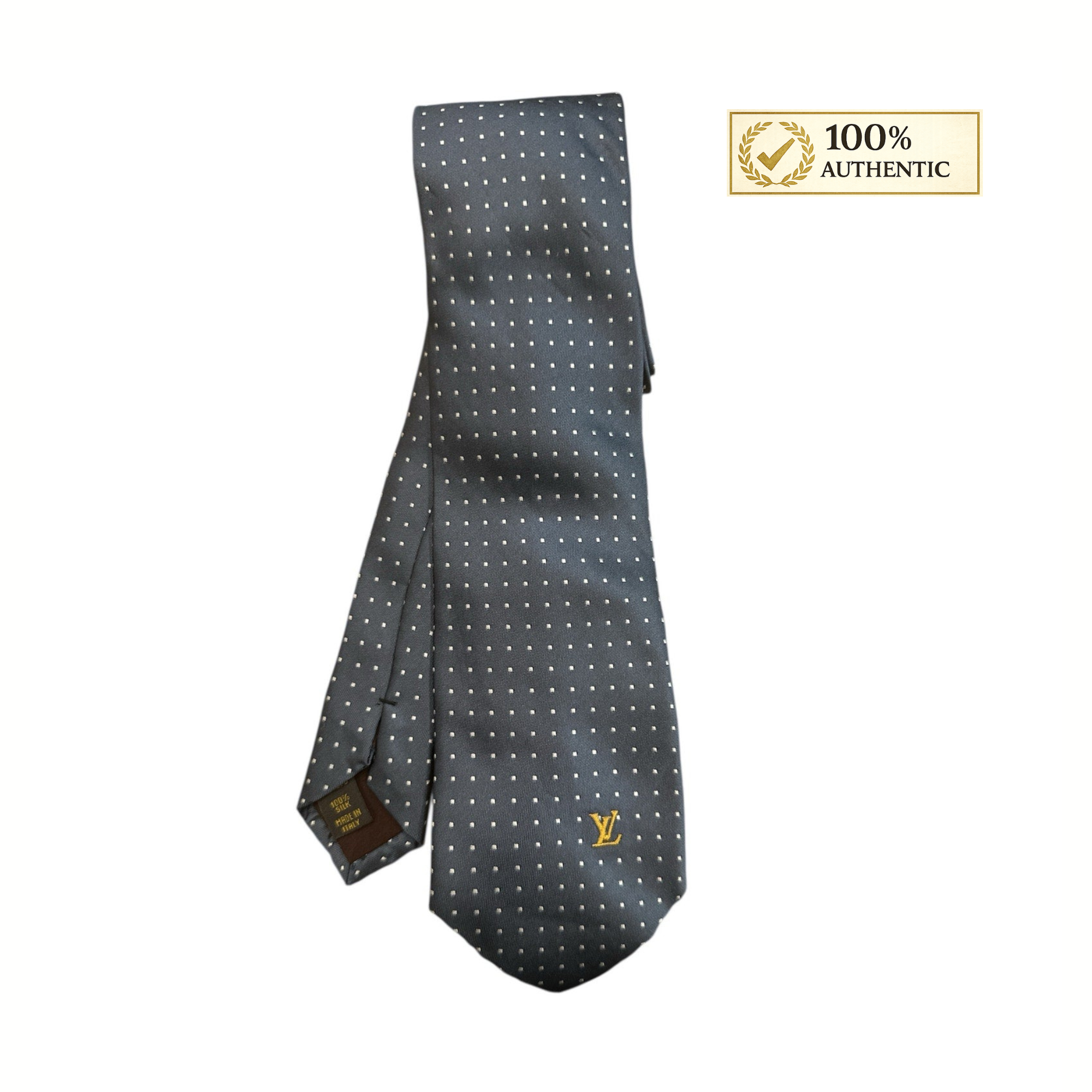 Louis Vuitton Blue Tie