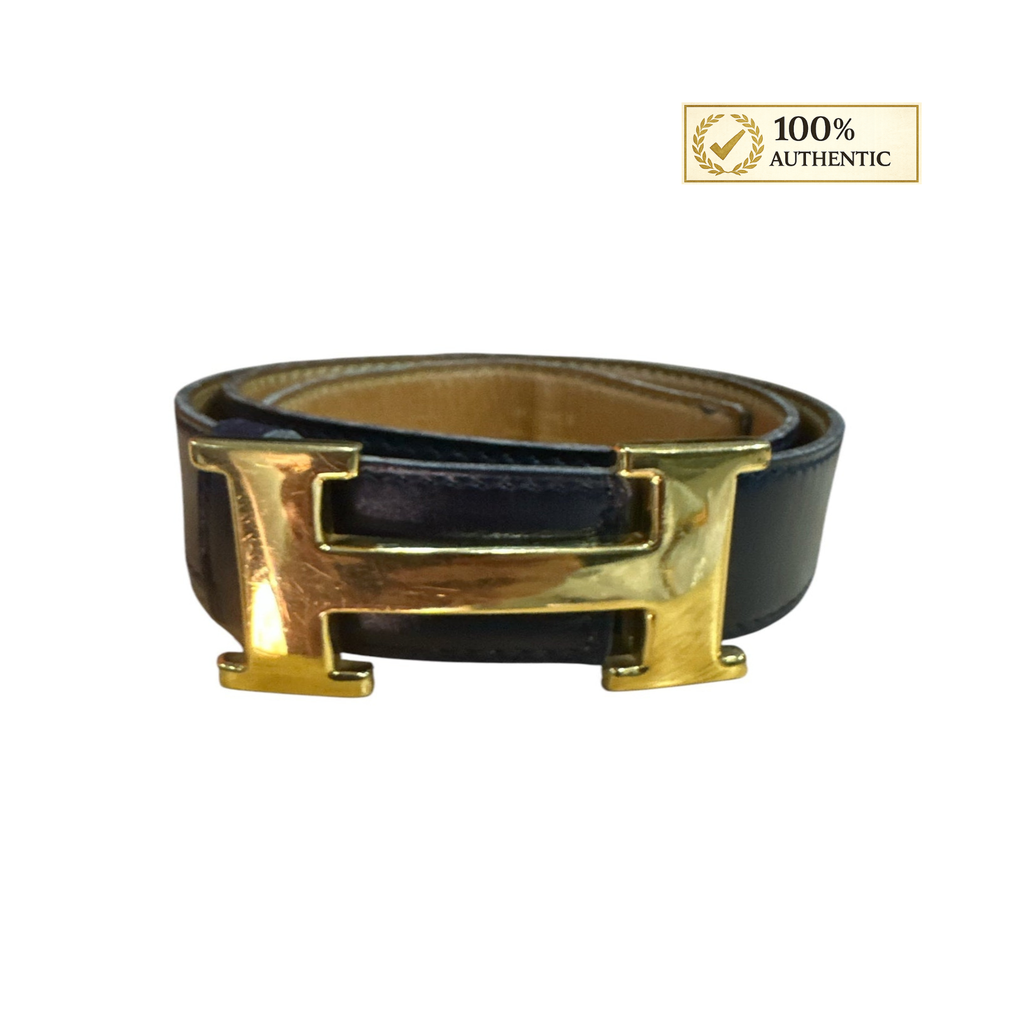 Reversible Leather Belt with Box