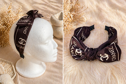 Headband Logo Print Pattern Hair Accessory