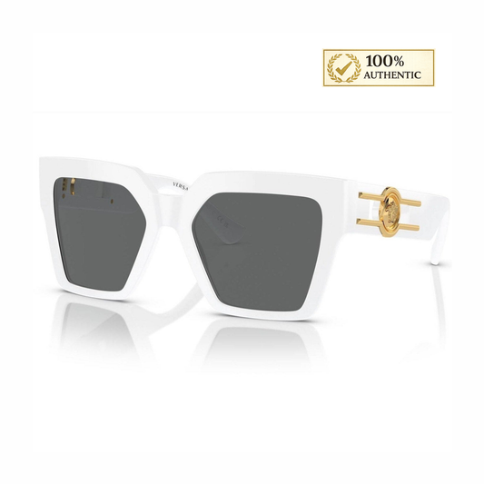1010. Versace Medusa Deco Butterfly White Sunglasses