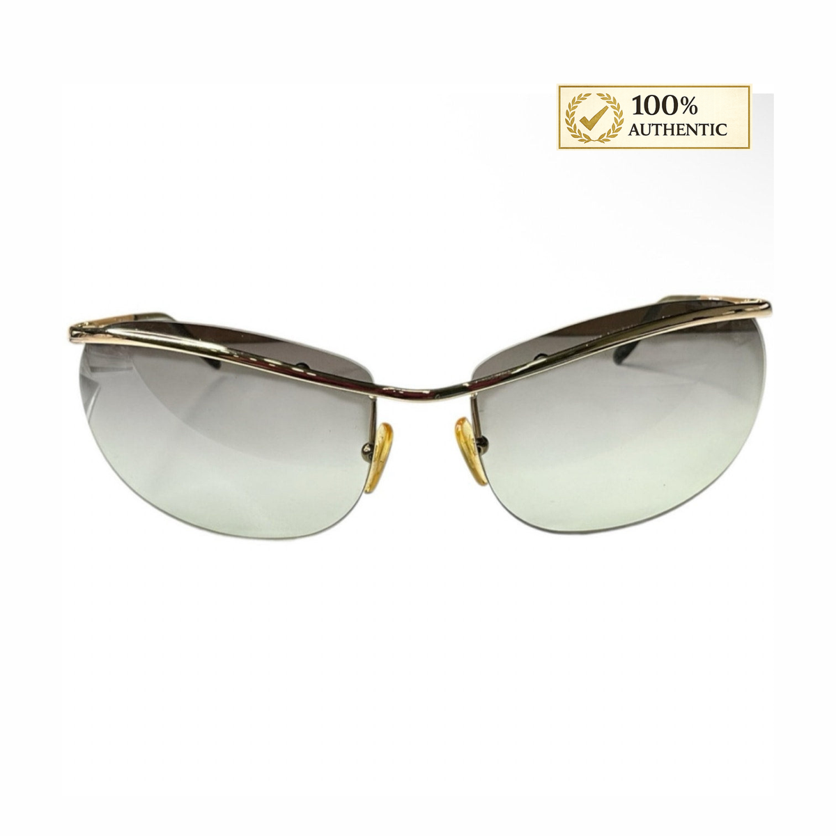 Gucci Sunglasses Green - Gold