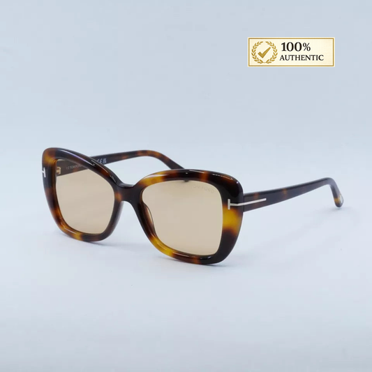 NEW TOM FORD MAEVE BLONDE HAVANA/PHOTOCHROMIC SUNGLASSES